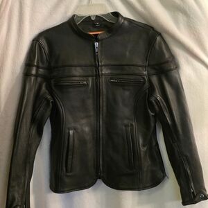 Women's Black Leather Jacket